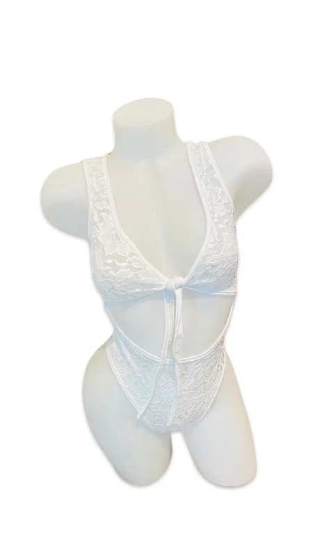 Lace One Piece White