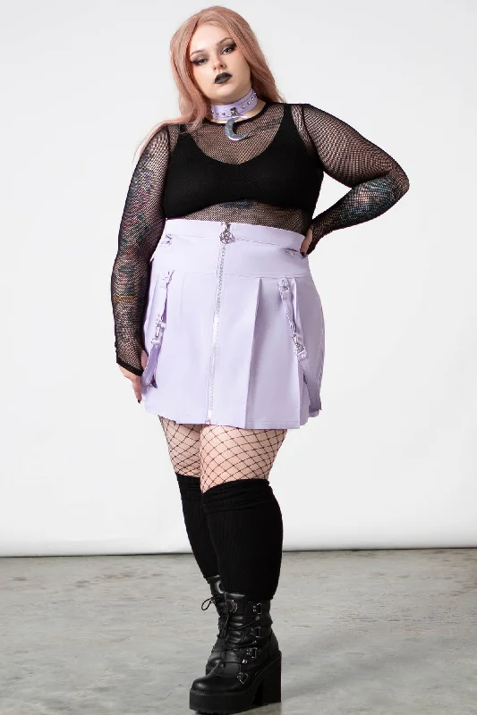 Blaire B*tch Mini Skirt [PASTEL LILAC] [PLUS]