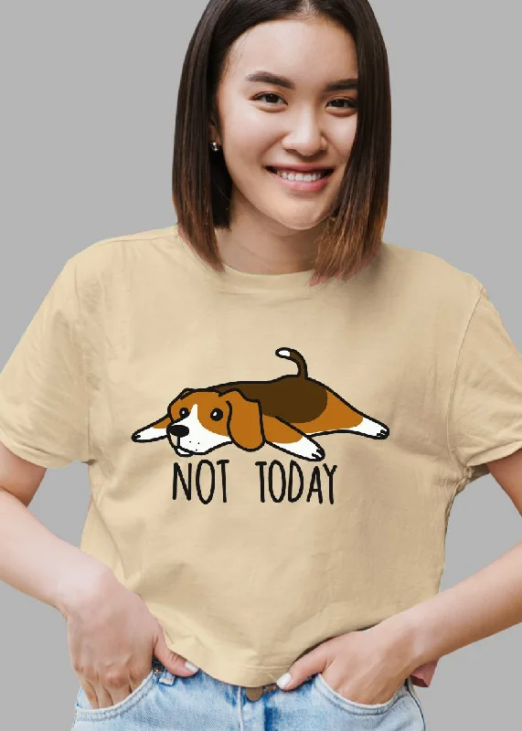 Not Today Women Crop Top