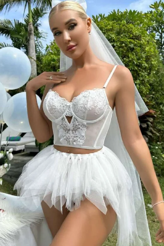 Online Only! Corset Bustier & Skirt Set