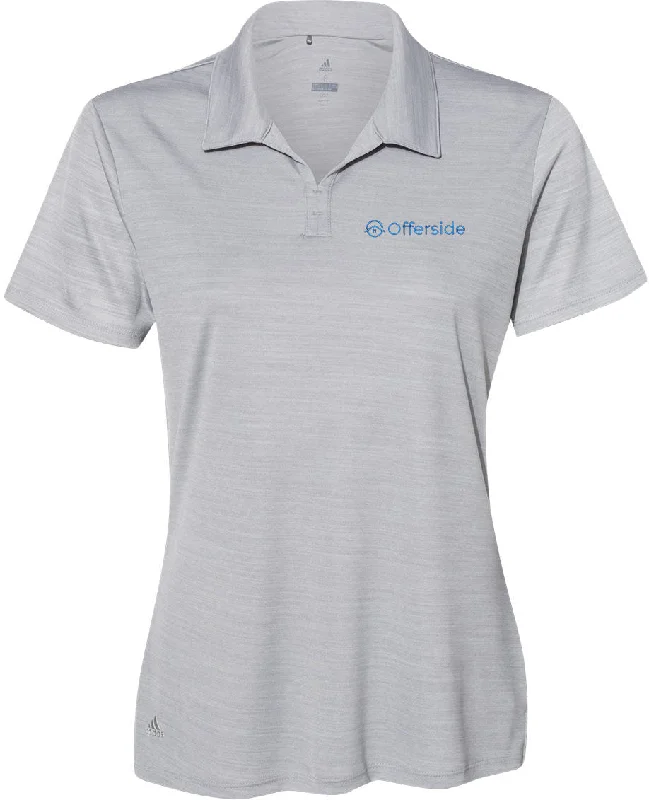 Polo shirt with a cropped length for a trendy lookAdidas Ladies Mélange Polo