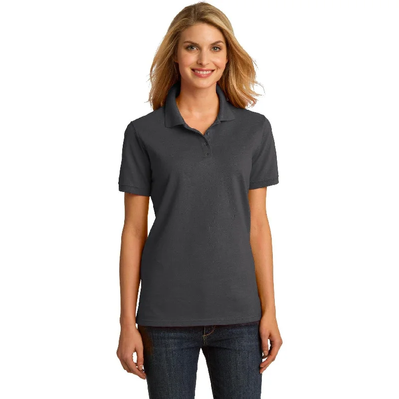 CLOSEOUT - Port & Company Ladies Ring Spun Pique Polo