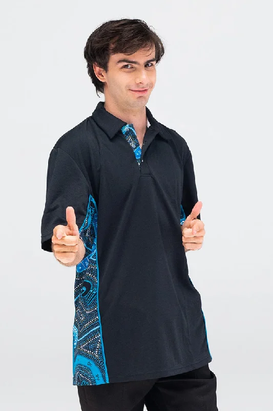 Button - through back polo shirt for a unique designDeadly Dads UPF50+ Bamboo (Simpson) Polo Shirt Button - through back polo shirt for a unique designDeadly Dads UPF50+ Bamboo (Simpson) Polo Shirt