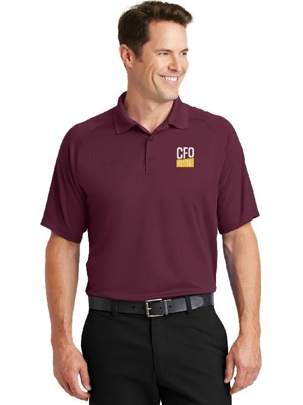 Polo shirt with a hidden pocket for small essentialsSport-Tek Dry Zone Raglan Polo