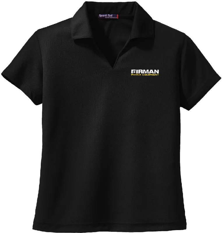 Antibacterial polo shirt for fitness enthusiastsPort Authority Ladies Dri-Mesh V-Neck Polo Shirt