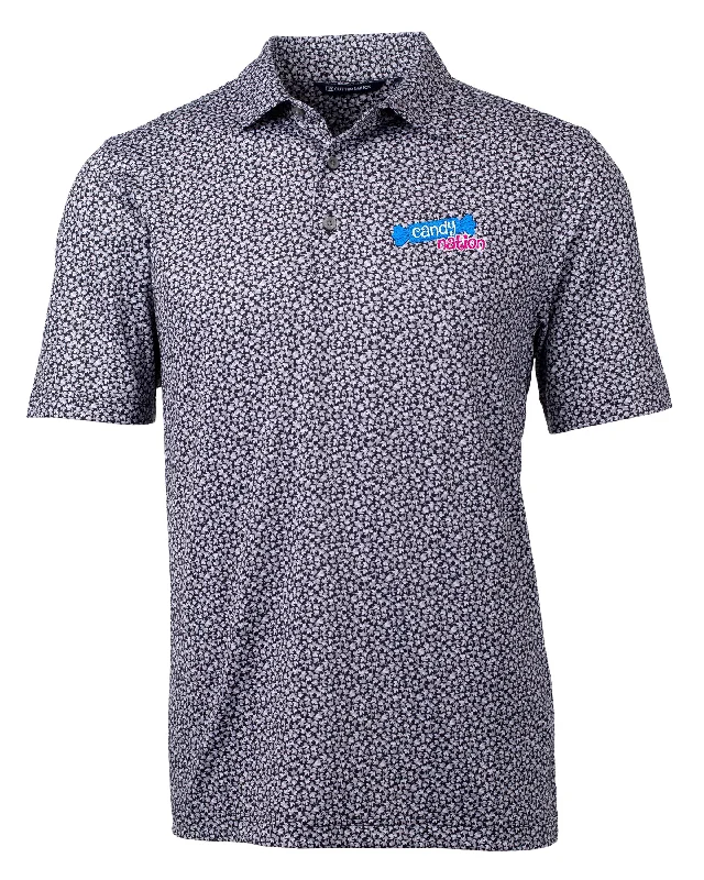 Cutter & Buck Pike Magnolia Print Stretch Polo