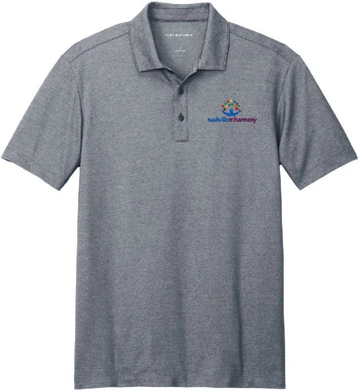 Port Authority Fine Pique Blend Polo