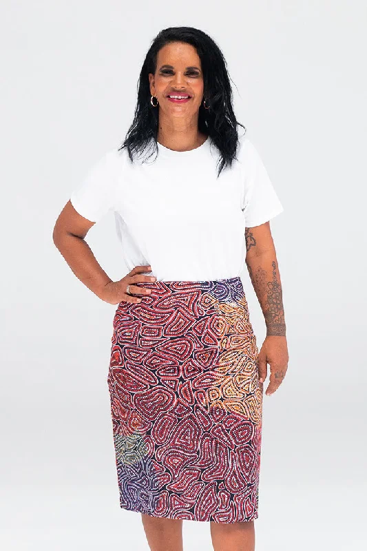 Sleeveless polo shirt for hot summer daysOur Many Tribes Pencil Skirt