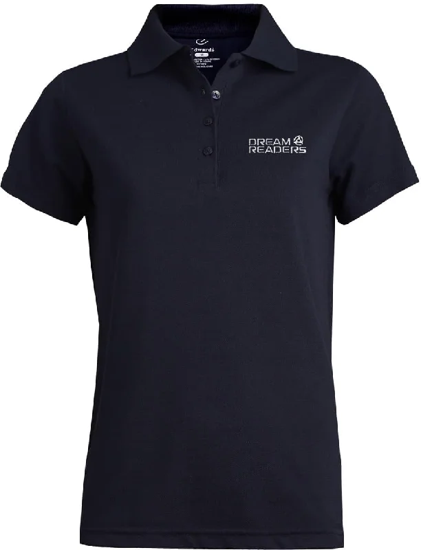 Edwards Ladies Blended Pique Short Sleeve Polo