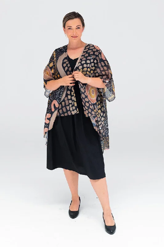 Dry - clean only polo shirt in luxurious silk blendThe Path They Have Laid Chiffon Shawl