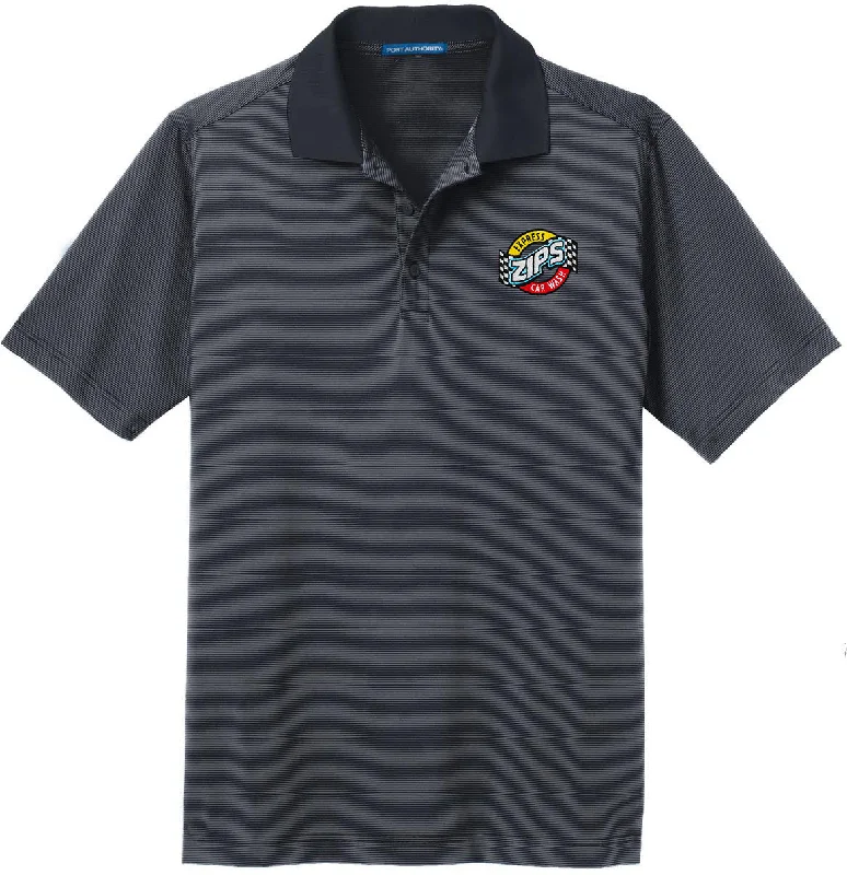 Port Authority Fine Stripe Performance Polo