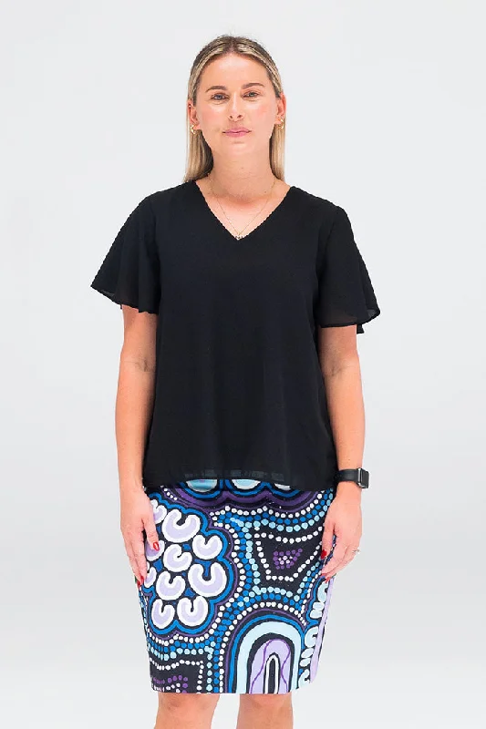 Camouflage print polo shirt for outdoor adventuresKoorrookee 'Grandmother' Pencil Skirt