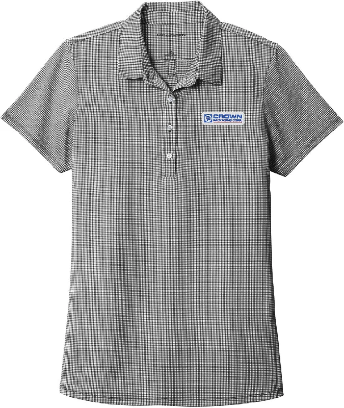 Port Authority Ladies Gingham Polo