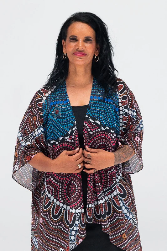 Wrinkle - resistant polo shirt for travel convenienceHeal Our Nura Chiffon Shawl