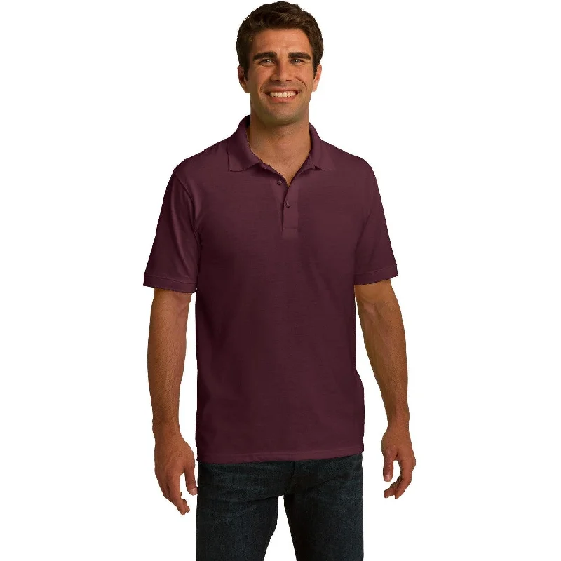 CLOSEOUT - Port & Company Ring Spun Pique Polo