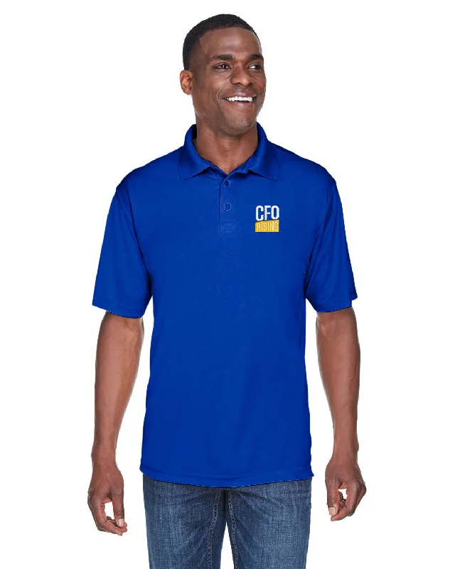 Polo shirt with a scalloped hem for a feminine detailUltraClub Cool & Dry Sport Performance Interlock Polo