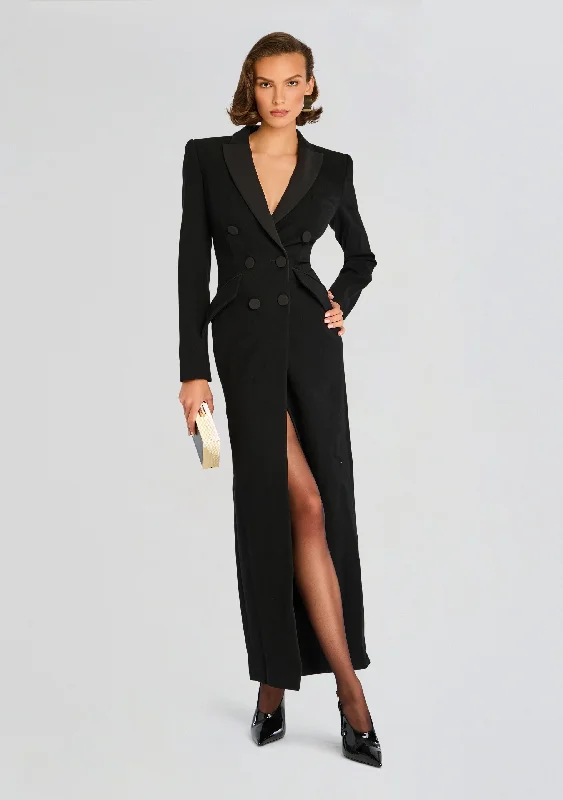 Women's Long Sleeve Turtleneck Cashmere SweatersAmberly Blazer Evening Dress
