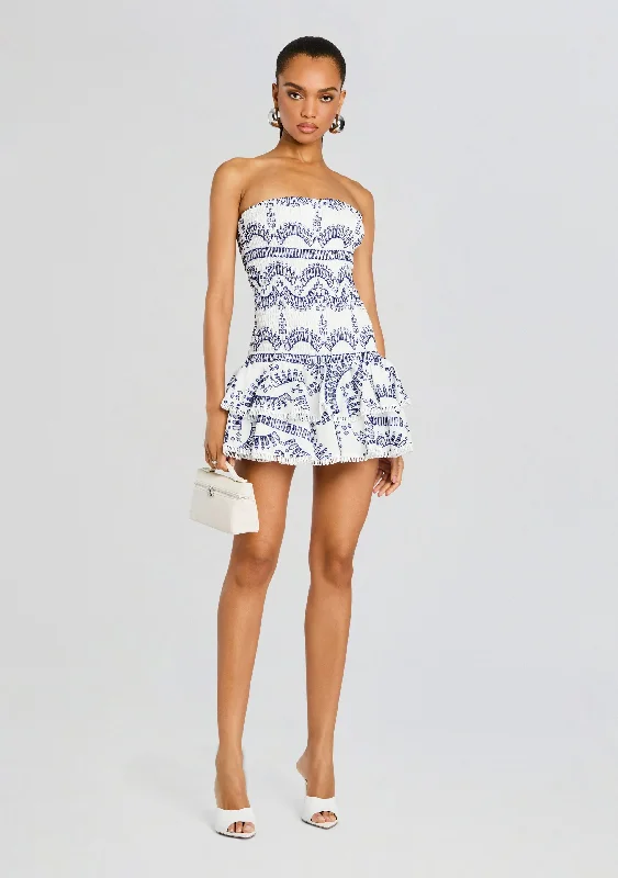 Sleeveless Women's Silk - Trimmed Sweaters for SummerMegan Short Dress