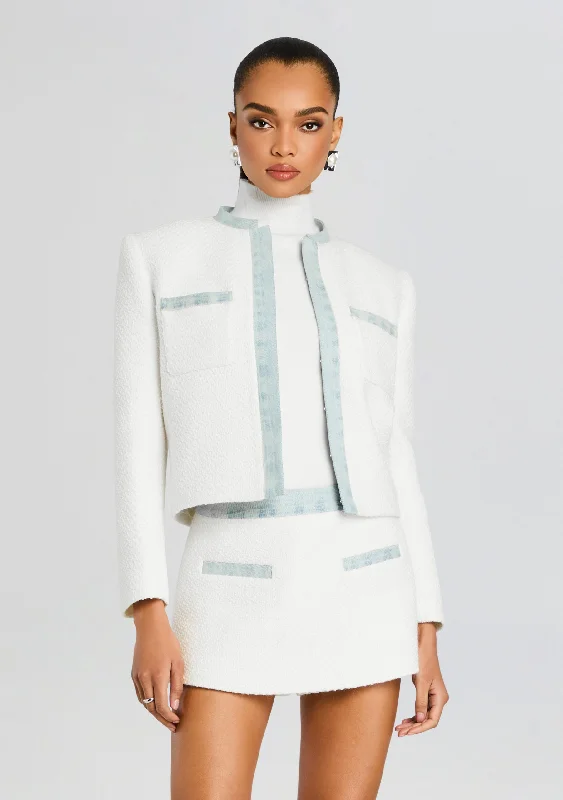 Open - Front Women's Cardigan - Style Mohair SweatersSailor Jacket