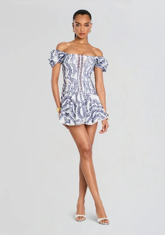 Sleeveless Women's Silk - Trimmed Sweaters for SummerMexik Short Dress