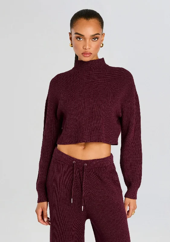 Button - Down Women's Shetland Wool Sweaters in Traditional PatternsCarmen Mid Cropped Sweater Button - Down Women's Shetland Wool Sweaters in Traditional PatternsCarmen Mid Cropped Sweater