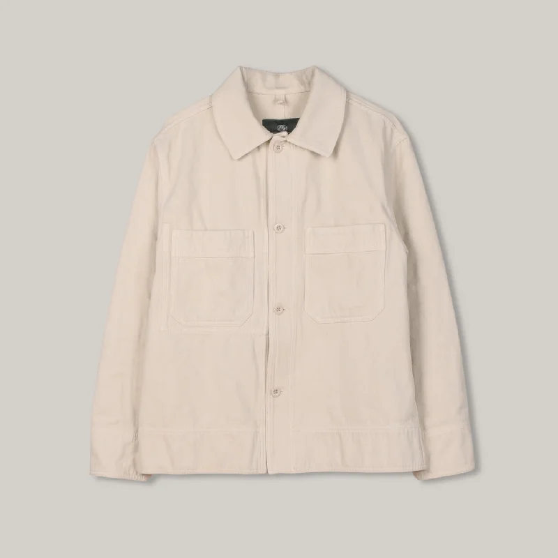 Tie - Front Women's Lambswool Sweaters in Pastel HuesPPHH x KNICKERBOCKER NYC MOLESKIN TRAVAILLER OVERSHIRT - NATURAL