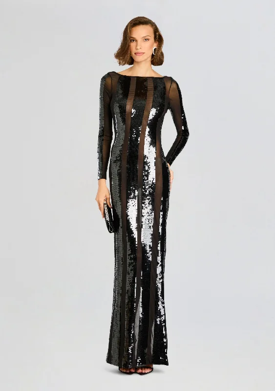 Women's Long Sleeve Turtleneck Cashmere SweatersElsi Sequin Dress