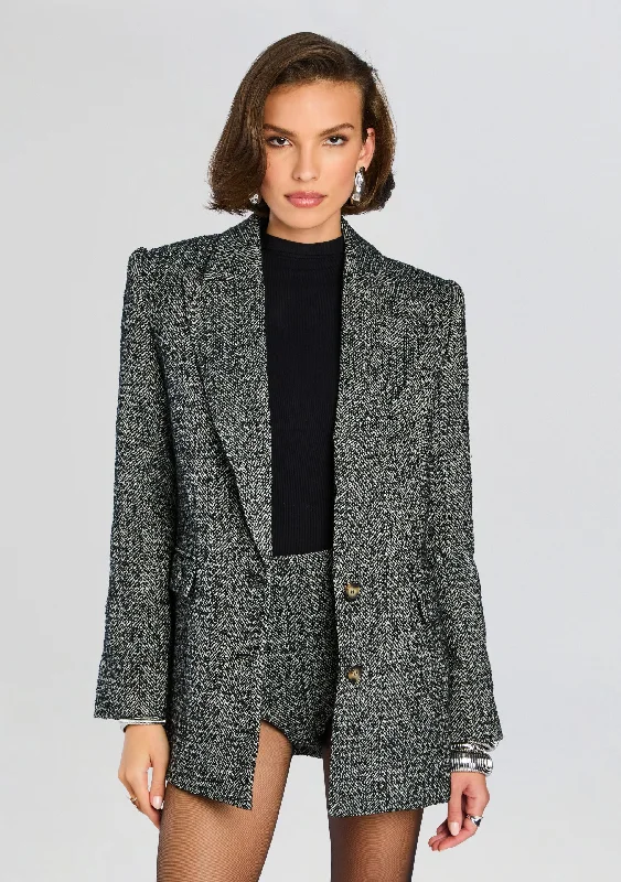 Sleeveless Women's Silk - Trimmed Sweaters for SummerCecilia Blazer