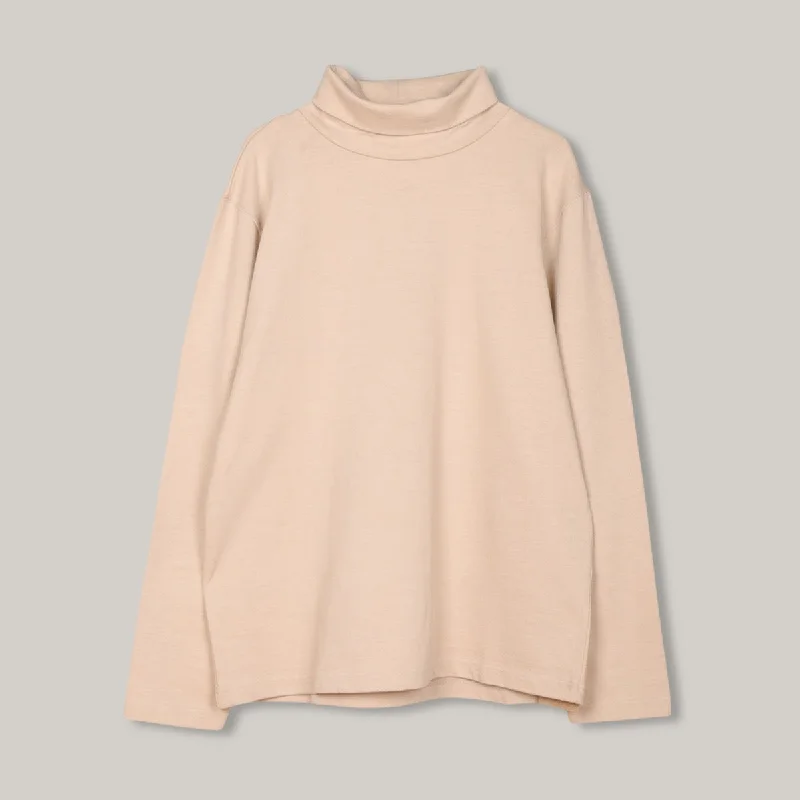 Open - Front Women's Cardigan - Style Mohair SweatersTS(S) TURTLE NECK SHIRT - ECRU Open - Front Women's Cardigan - Style Mohair SweatersTS(S) TURTLE NECK SHIRT - ECRU