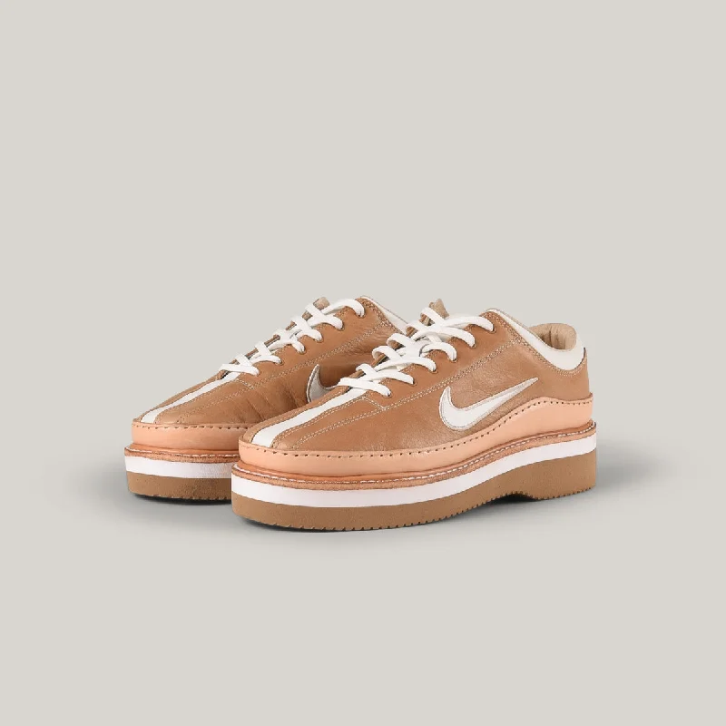 Short Sleeve Women's Cotton Blend Sweaters in Pastel ColorsreCONSTRUCTED by SAMUEL FALZONE - NIKE GOLF SP-3 - CAMEL/ WHITE Short Sleeve Women's Cotton Blend Sweaters in Pastel ColorsreCONSTRUCTED by SAMUEL FALZONE - NIKE GOLF SP-3 - CAMEL/ WHITE