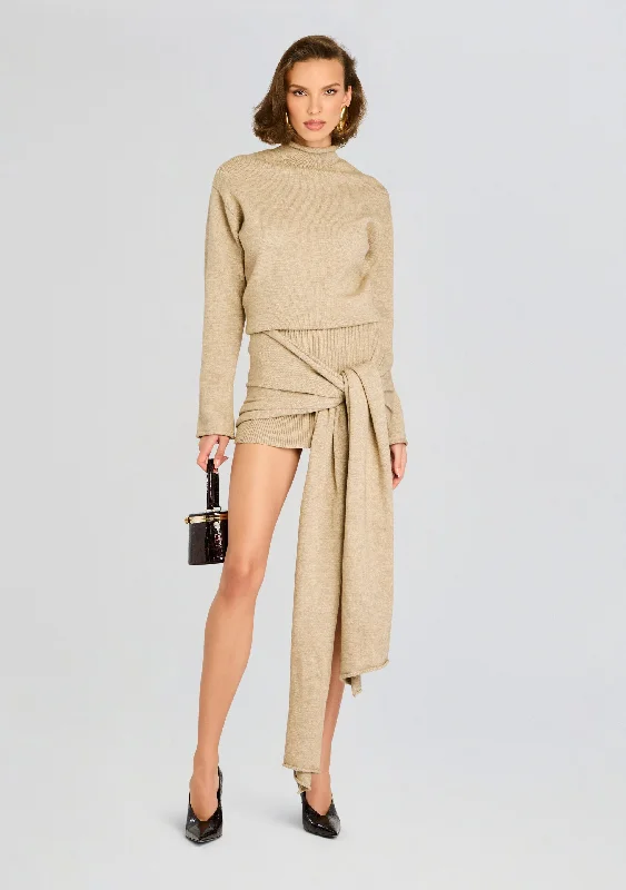 Bell - Sleeve Women's Mohair - Wool Blend SweatersCalloway Sweater Dress