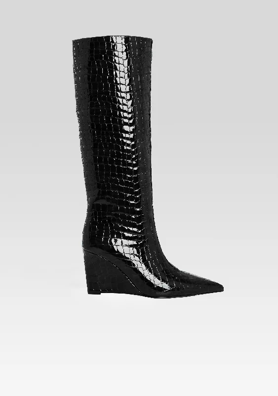 Button - Down Women's Shetland Wool Sweaters in Traditional PatternsNatassa Wedge Boot Button - Down Women's Shetland Wool Sweaters in Traditional PatternsNatassa Wedge Boot