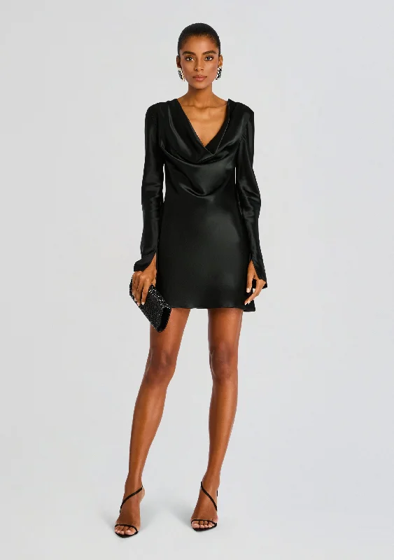 Plus Size Women's Side - Slit Sweaters in Bold SolidsMadeleine Mini Reversible Dress