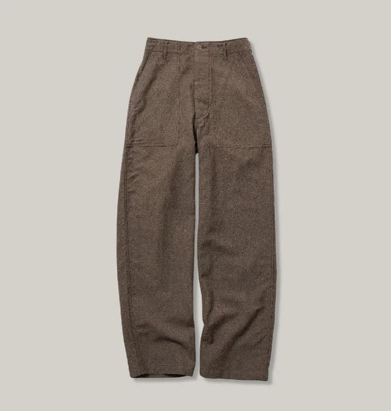 Sleeveless Women's Silk - Trimmed Sweaters for SummerLENO BAKER PANTS - BEIGE
