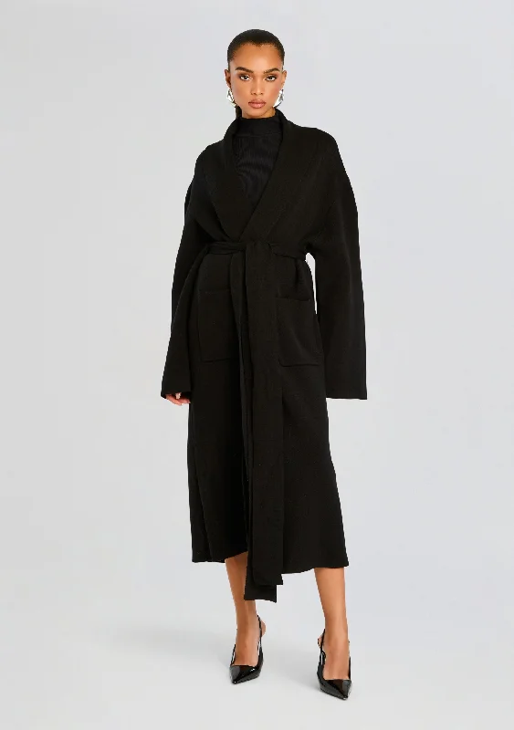 Sleeveless Women's Silk - Trimmed Sweaters for SummerCrosby Sweater Duster