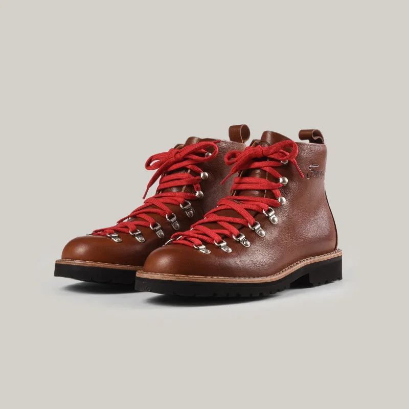 Boat Neck Women's Merino Wool Sweaters in Neutral ShadesFRACAP M120 ALTO BOOT - BROWN