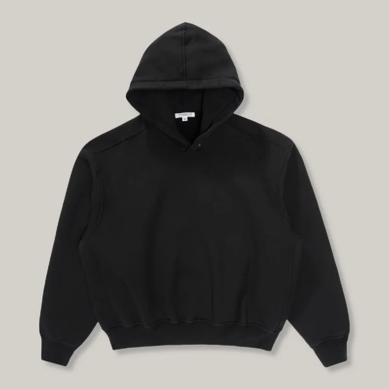 Mock Neck Women's Alpaca Wool Sweaters in Earth TonesLADY WHITE CO. MINI HOODIE - BLACK