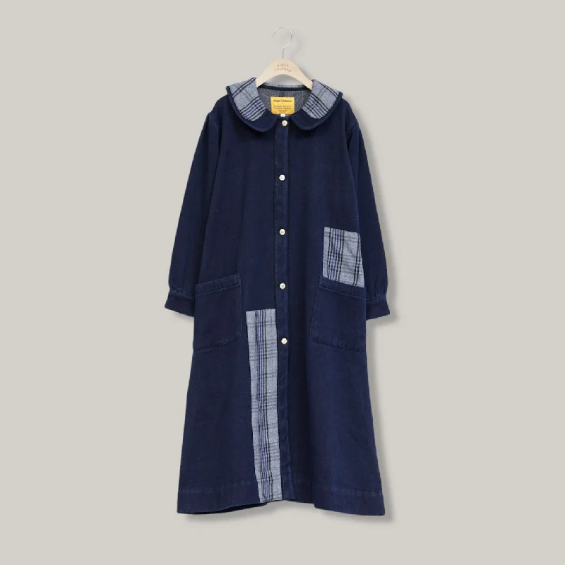 Plus Size Women's Embroidered Sweaters in Ethnic StylesNIGEL CABOURN WOMAN X OMTC WORKWEAR COVERALL - DENIM Plus Size Women's Embroidered Sweaters in Ethnic StylesNIGEL CABOURN WOMAN X OMTC WORKWEAR COVERALL - DENIM
