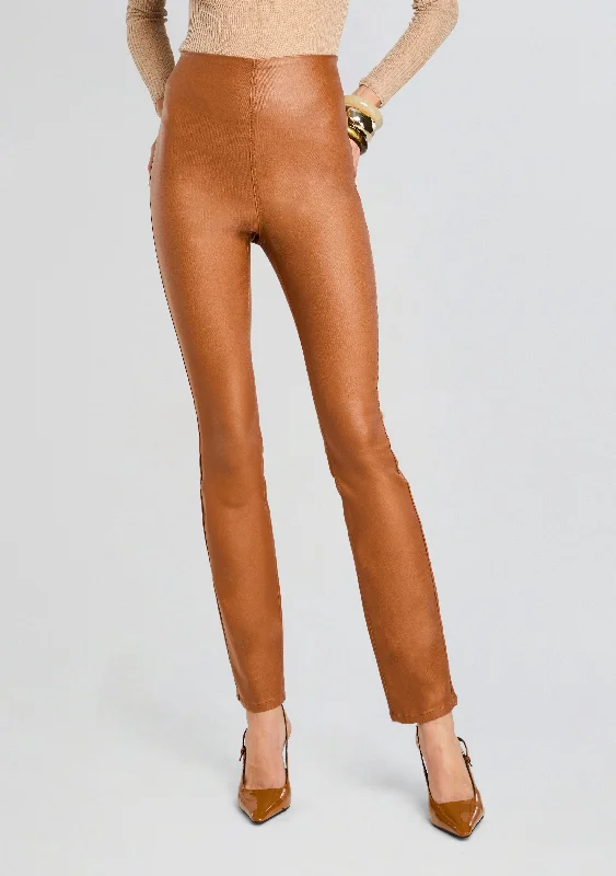 High - Low Hem Women's Cashmere - Blended SweatersXena Coated Denim Pant