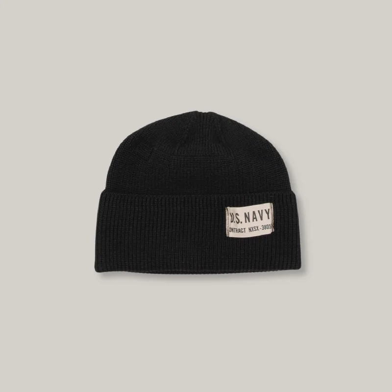 Bell - Sleeve Women's Mohair - Wool Blend SweatersPAPA NUI GENERAL ISSUE WATCH CAP - BLACK