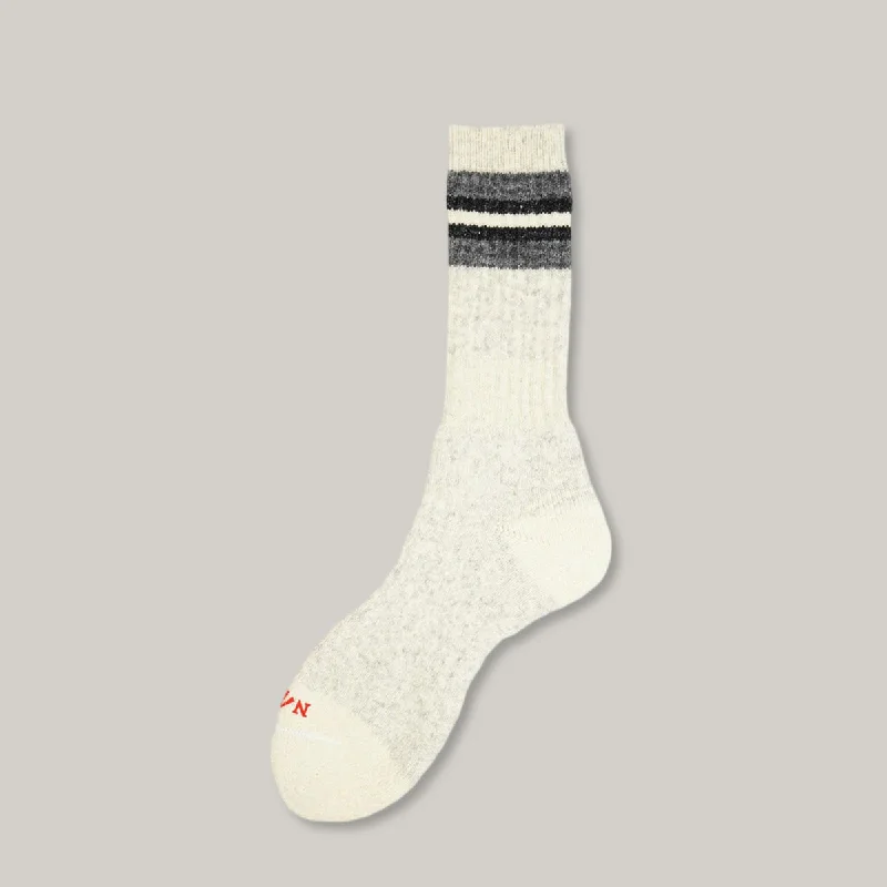 Plus Size Women's Sequined Sweaters for Special OccasionsNIGEL CABOURN BORDER SOCKS - LIGHT GREY Plus Size Women's Sequined Sweaters for Special OccasionsNIGEL CABOURN BORDER SOCKS - LIGHT GREY