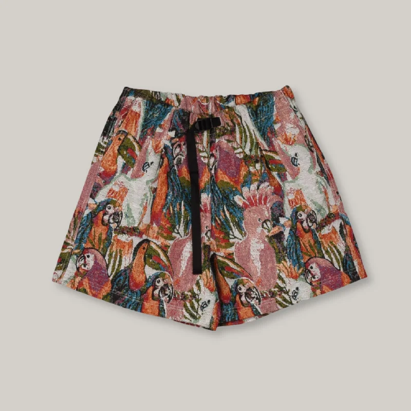 High - Low Hem Women's Cashmere - Blended SweatersMONITALY EASY BAGGY SHORTS - TOUCANS