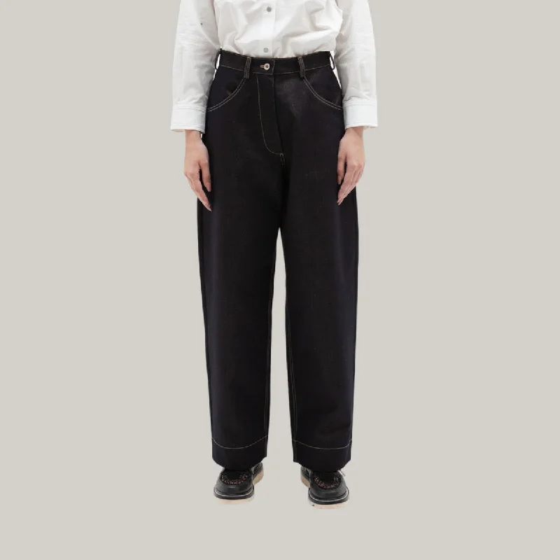 Plus Size Women's Belted Cable Knit SweatersW'MENSWEAR WENDY TROUSER - INDIGO/ GOLD Plus Size Women's Belted Cable Knit SweatersW'MENSWEAR WENDY TROUSER - INDIGO/ GOLD