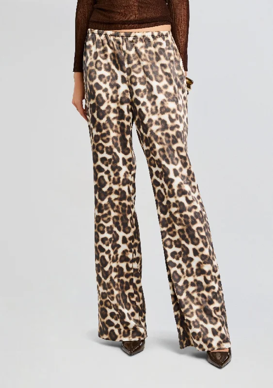 High - Low Hem Women's Cashmere - Blended SweatersViva Satin Pant