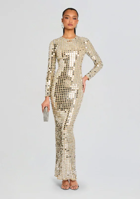 Women's Long Sleeve Turtleneck Cashmere SweatersRialta Sequin Dress