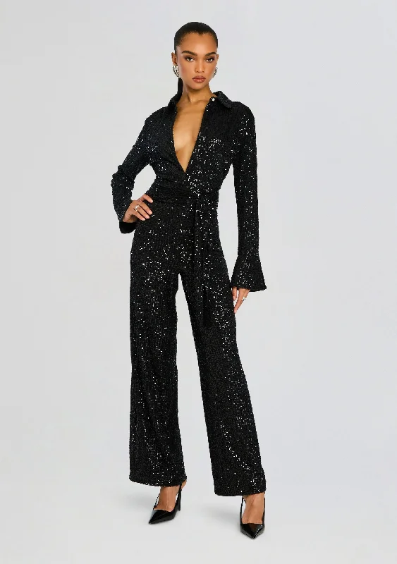 Women's Long Sleeve Turtleneck Cashmere SweatersMarseille Embellished Jumpsuit