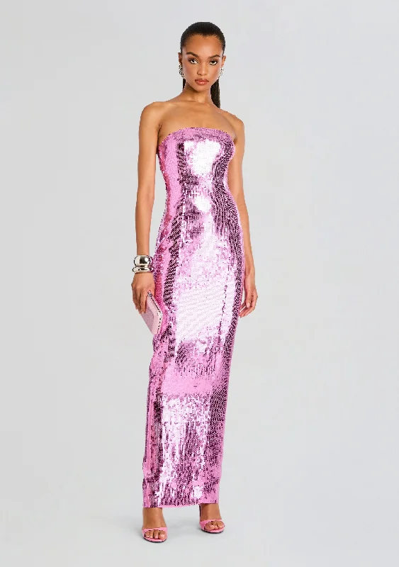 Plus Size Women's Side - Slit Sweaters in Bold SolidsEmber Sequin Dress