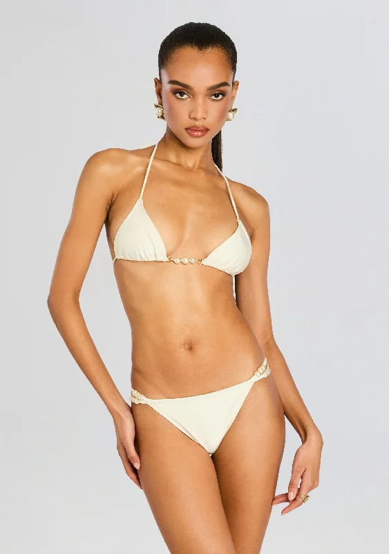 Split - Hem Women's Linen Blend Sweaters for SpringGiselle Bikini Top