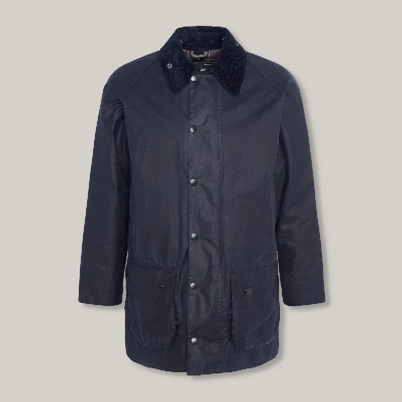 Short Sleeve Women's Cotton Blend Sweaters in Pastel ColorsBARBOUR  BEAUFORT JACKET - NAVY