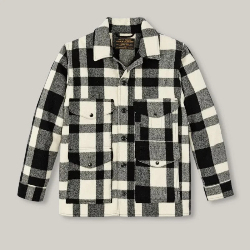 Plus Size Women's Oversized Chunky Knit SweatersFILSON MACKINAW CRUISER JACKET - NATURAL/ BLACK